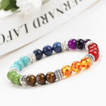 7 Chakra Charm Bracelet