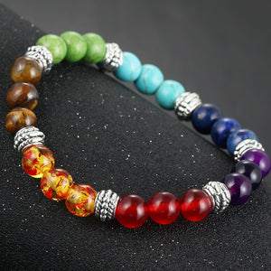 7 Chakra Charm Bracelet