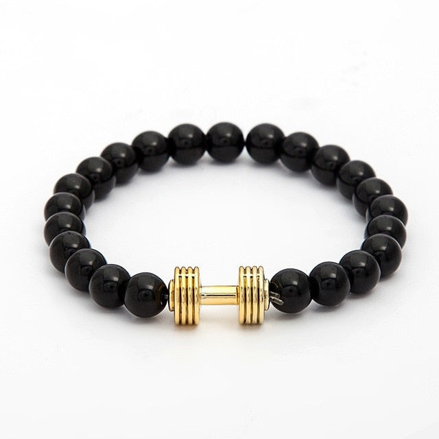 Crown Dumbbell Bracelet