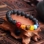 Natural Stone Love Purple Bead Bracelet (Vintage Edition)