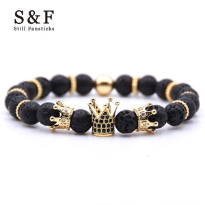 Black Dice Beaded Bracelet