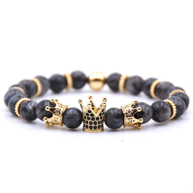 Black Dice Beaded Bracelet