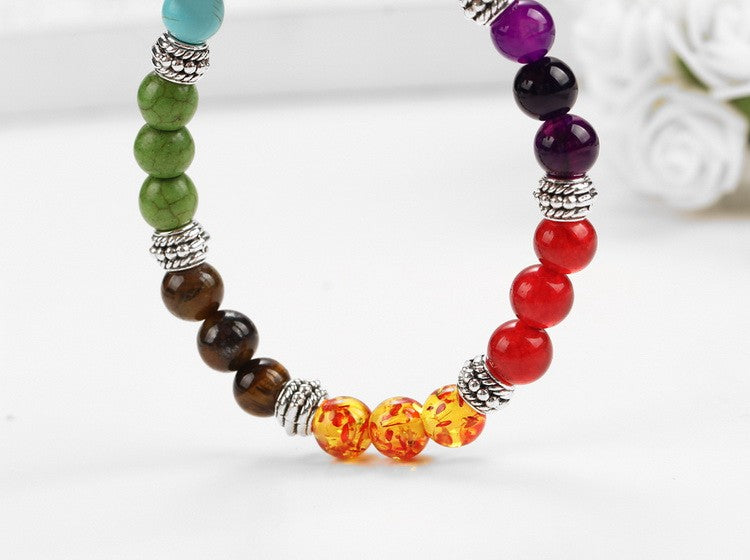 7 Chakra Charm Bracelet