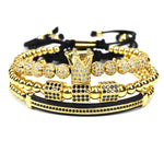 Gold Crown Bracelet