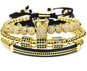 Gold Crown Bracelet