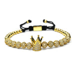 Gold Crown Bracelet