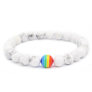 Rainbow Bead Bracelet