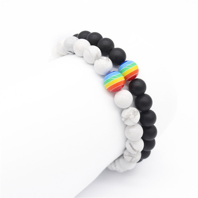 Rainbow Bead Bracelet